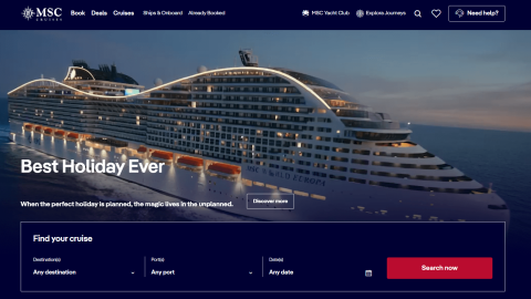 MSC Cruises nhs discounts